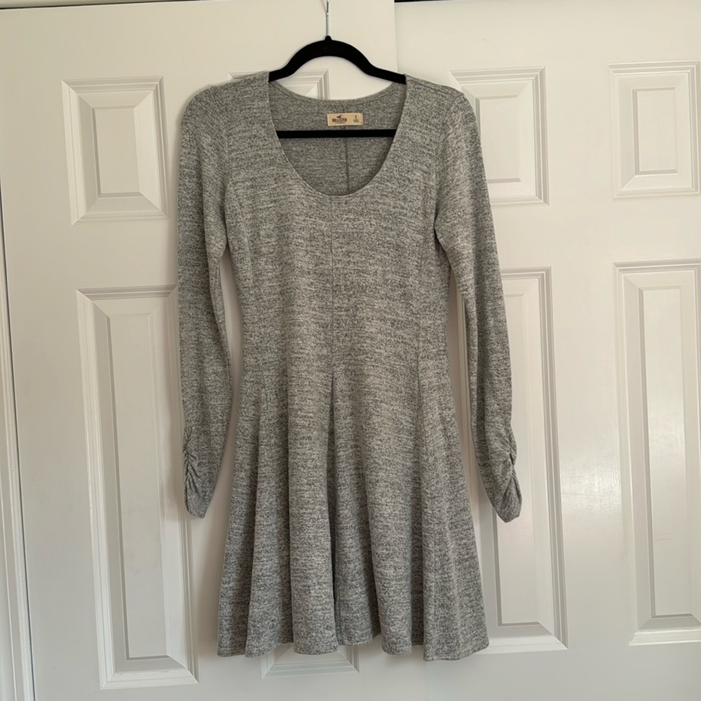 Hollister Long Sleeve Skater Dress, Size small